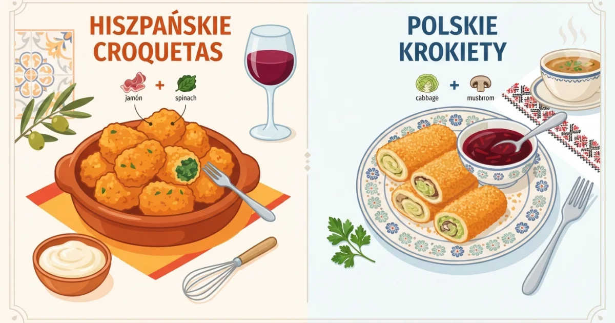 Hiszpańskie croquetas: czym różnią się od polskich krokietów i jak je przygotować?