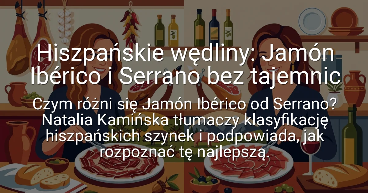 Hiszpańskie wędliny: Jamón Ibérico i Serrano bez tajemnic