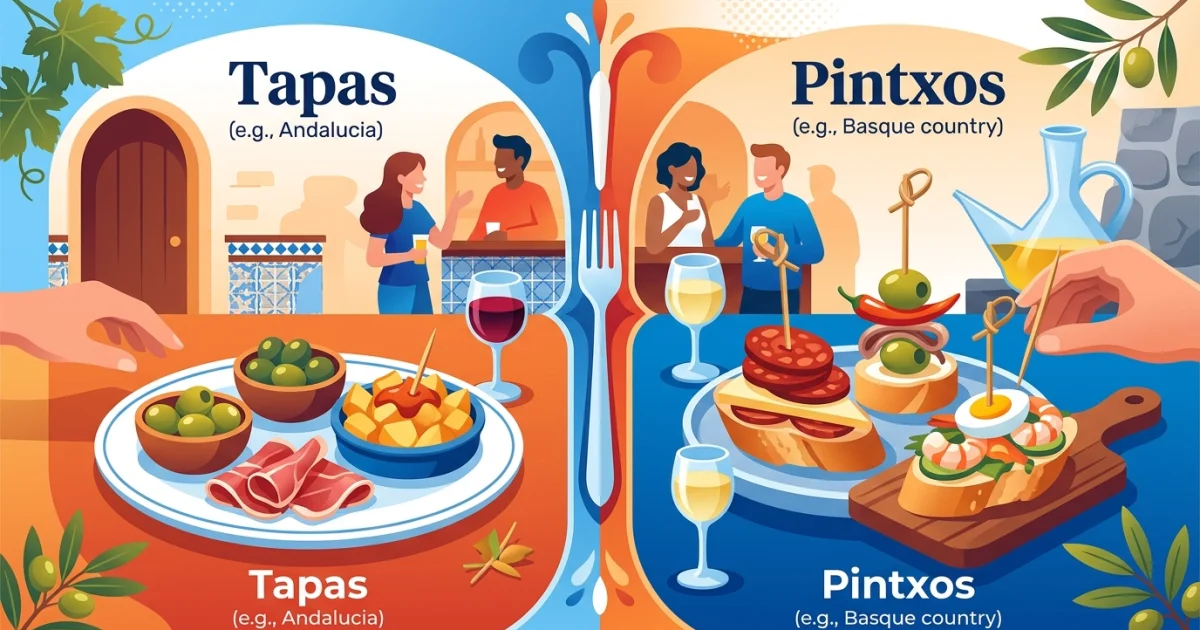 Pintxos czy tapas? Wyjaśniamy różnice w hiszpańskich barach